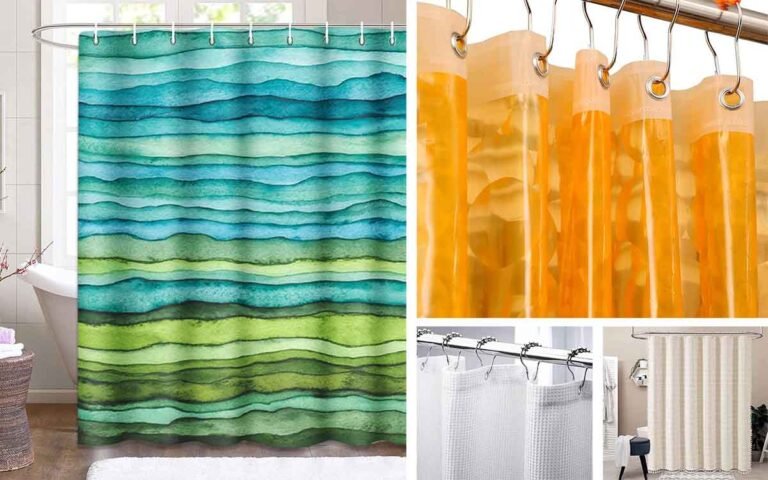 5 Best extra wide shower curtains.