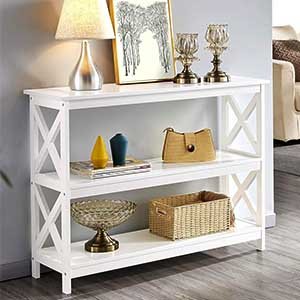 Console Table with 3 Storage Shelves
