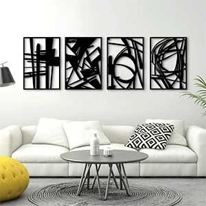 Abstract Metal Wall Art