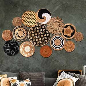 Boho Wall Basket Decor